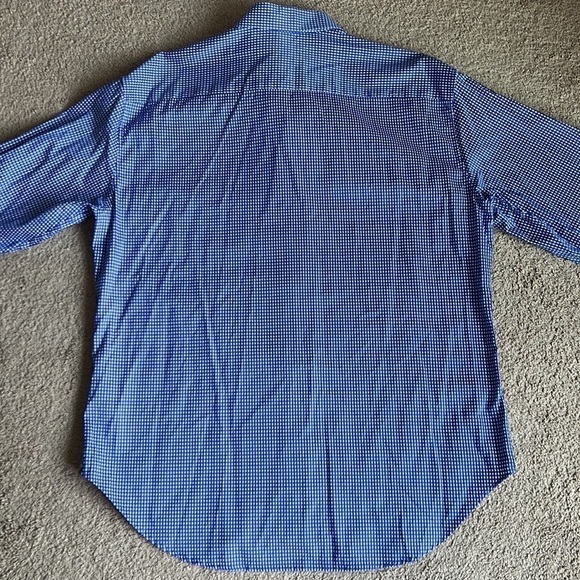 Robert Graham Blue White Check Paris French Button Down Shirt - Picture 2 of 9